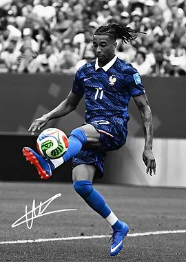 Michael Olise Soccer Action Shot