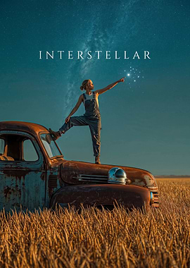 Interstellar Movie Poster Art
