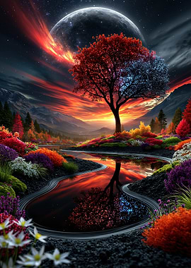 Duality Tree Under Cosmic Moon