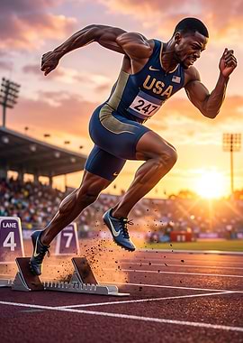 USA Sprinter Starting Race