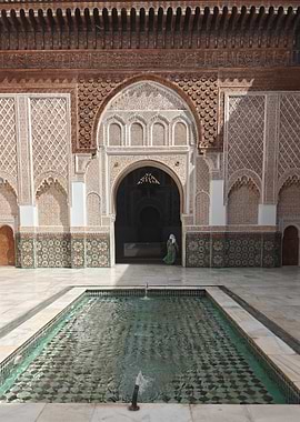 Ben Youssef Madrasa Courtyard