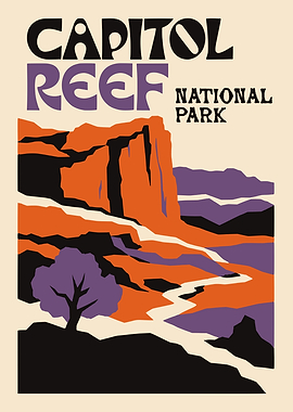 Capitol Reef National Park Poster