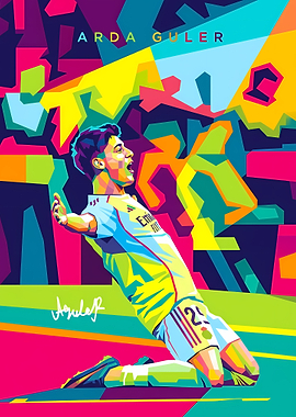 Arda Guler Pop Art Poster