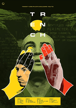 Twenty One Pilots Trench Album Poster