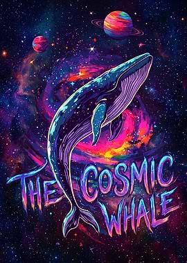 The Cosmic Whale Space Art