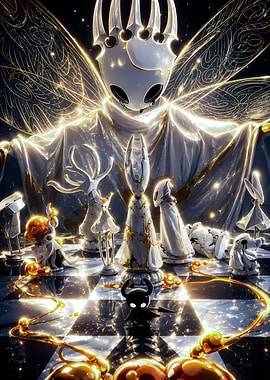 Hollow Knight Chess Match Fantasy Art
