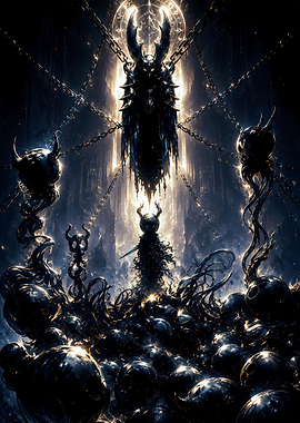 Hollow Knight Void Abyss Illustration