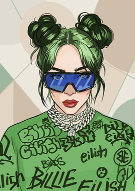 Ocean Eyes Pop Icon Art