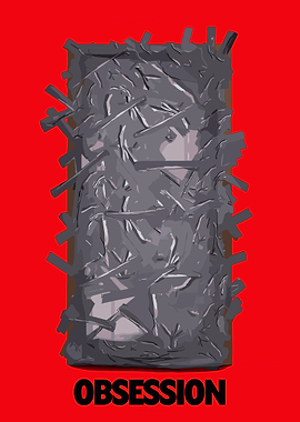 Obsession Abstract Art Poster