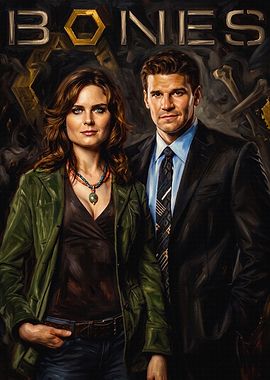 Bones TV Show Character Portrait