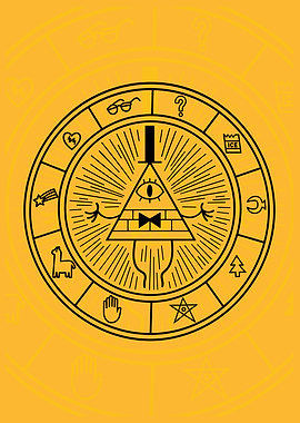 Bill Cipher Zodiac Wheel