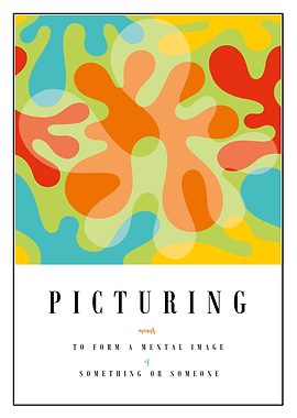 Splotch one Abstract Art Poster