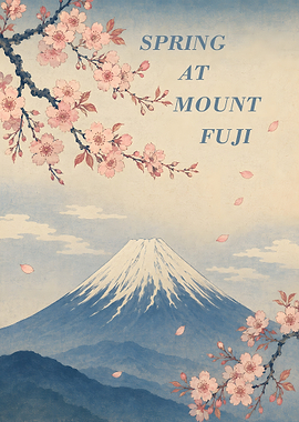 Spring At Mount Fuji