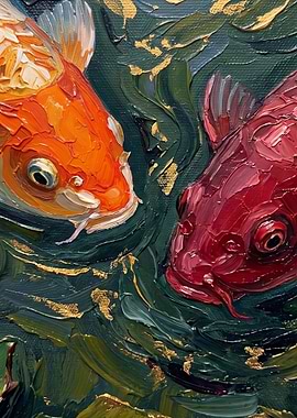 Two Kois, Jade Waters
