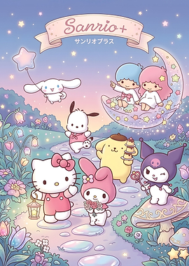 Sanrio Characters Magical Night Garden