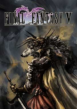Final Fantasy V Wolf Warrior Illustration