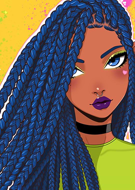 Blue Braids