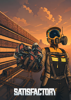 Satisfactory Game Poster