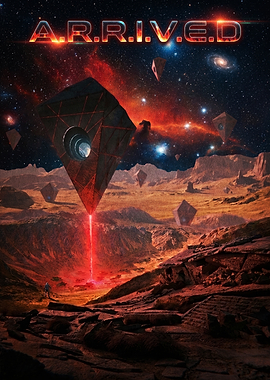 A.R.R.I.V.E.D. Alien Space Landscape