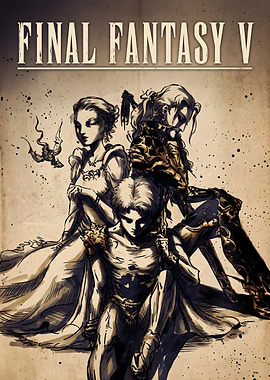 Final Fantasy V Character Illustration