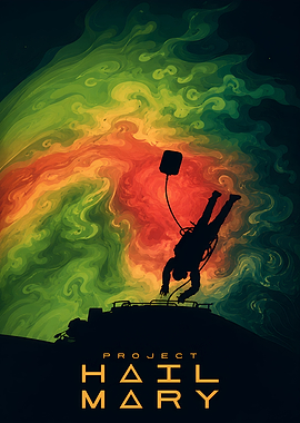 Project Hail Mary Space Poster