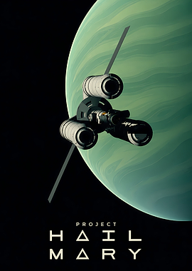 Project Hail Mary Space Poster