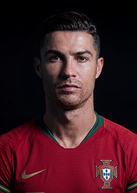 Cristiano Ronaldo Portugal National Team Portrait
