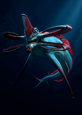Reaper Leviathan from Subnautica