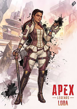 Loba from Apex Legends Character Art