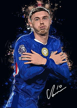 Cole Palmer Digital Portrait