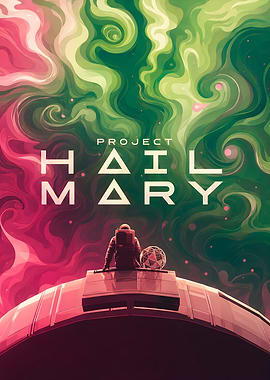 Project Hail Mary Space Poster