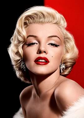 Marilyn Monroe Iconic Portrait