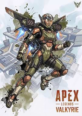 Apex Legends Valkyrie Character Art