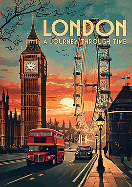 London A Journey Through Time Poster