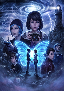 Life is Strange Stormy Butterfly Poster