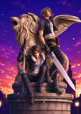 Squall Leonhart Poster
