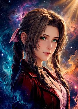 Aerith Gainsborough in Cosmic Space