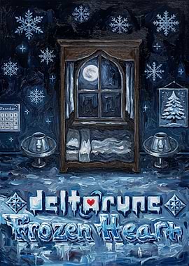 Deltarune Frozen Heart Fan Art