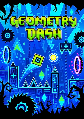 Geometry Dash Game Poster