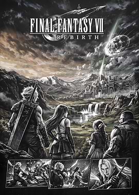 Final Fantasy VII Rebirth Poster