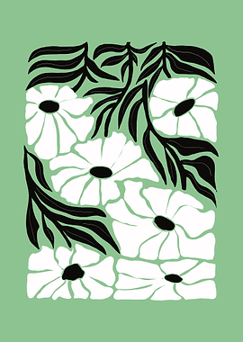Minimalist Floral Botanical Art Print