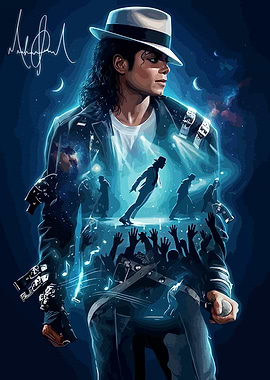 Michael Jackson Artistic Tribute Portrait