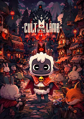 Cult of the Lamb Game Poster
