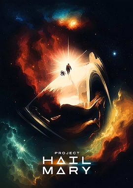 Project Hail Mary Space Poster