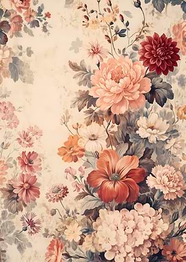 Vintage Floral Botanical Illustration