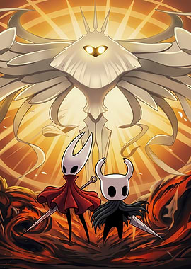 Hollow Knight Characters Facing The Radiance