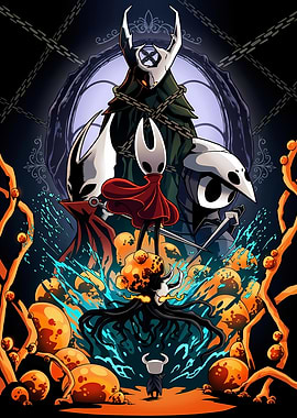 Hollow Knight Characters Poster