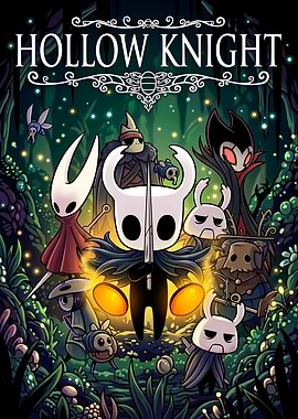 Hollow Knight Characters Group Poster
