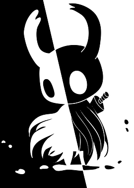 Hollow Knight Yin Yang Silhouette