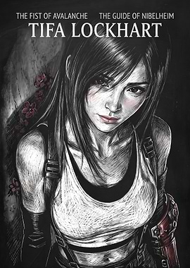 Tifa Lockhart Final Fantasy Portrait